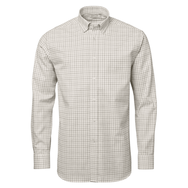Chevalier Hemd Luton Fit - Stormy Blue Tattersall