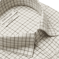 Chevalier Hemd Luton Fit - Stormy Blue Tattersall