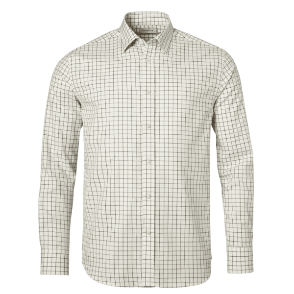 Chevalier Hemd Luton Fit - Hunter Green Tattersall