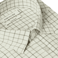Chevalier Hemd Luton Fit - Hunter Green Tattersall