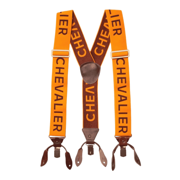 Chevalier Logo Hosenträger - Orange