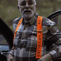Chevalier Logo Hosenträger - Orange