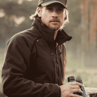 Alaska Raptor Elk Hunter Wendejacke - braun/orange-camo