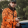 Alaska Raptor Elk Hunter Wendejacke - braun/orange-camo